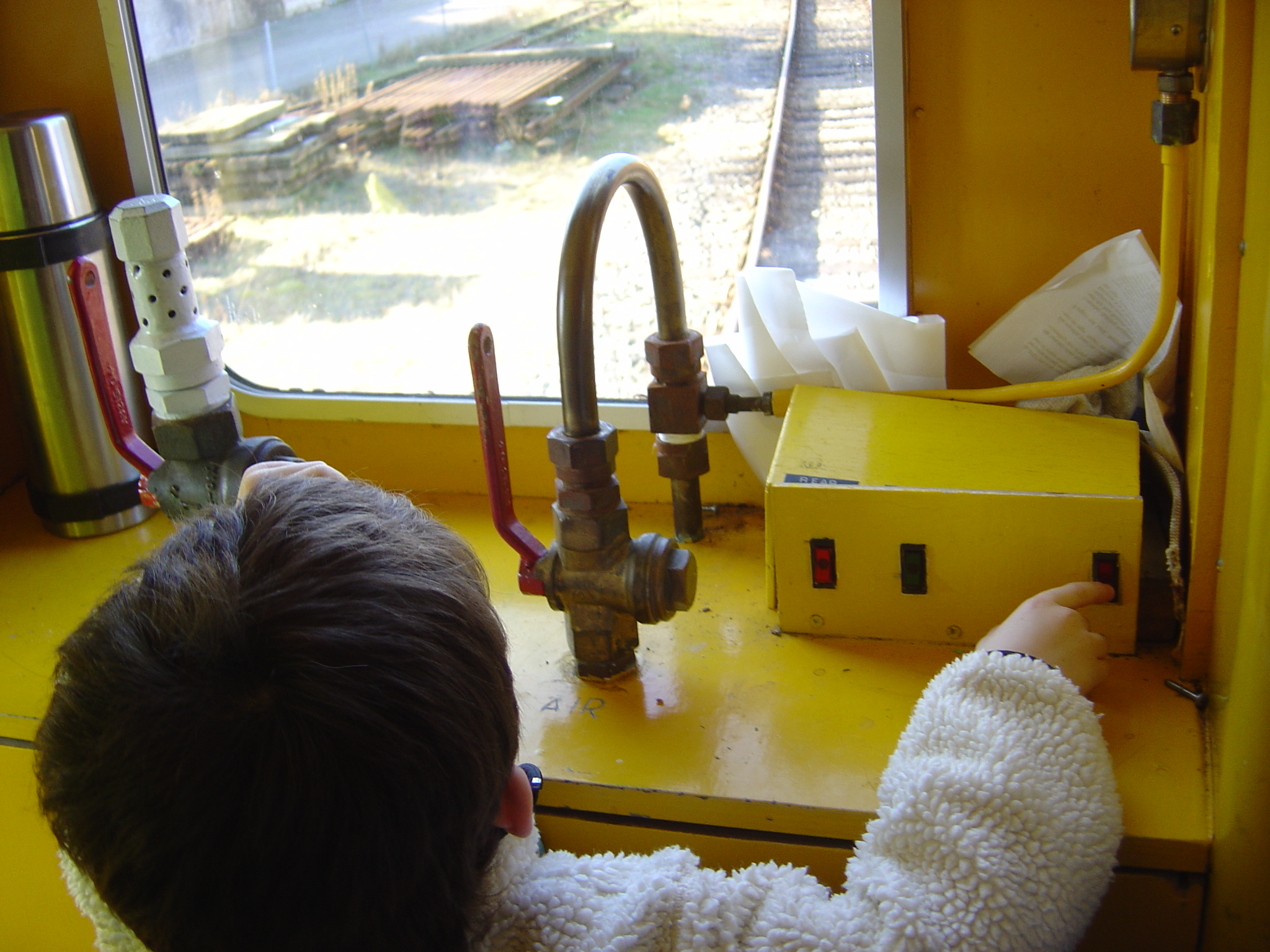 Driving a train