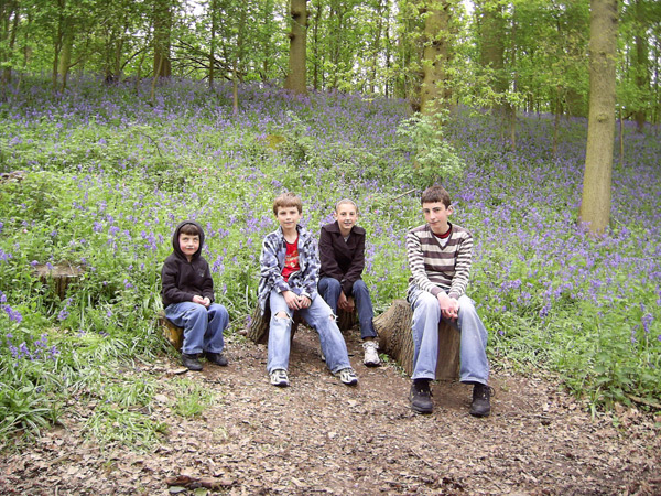 Me in Coughton Court Bluebell Woods